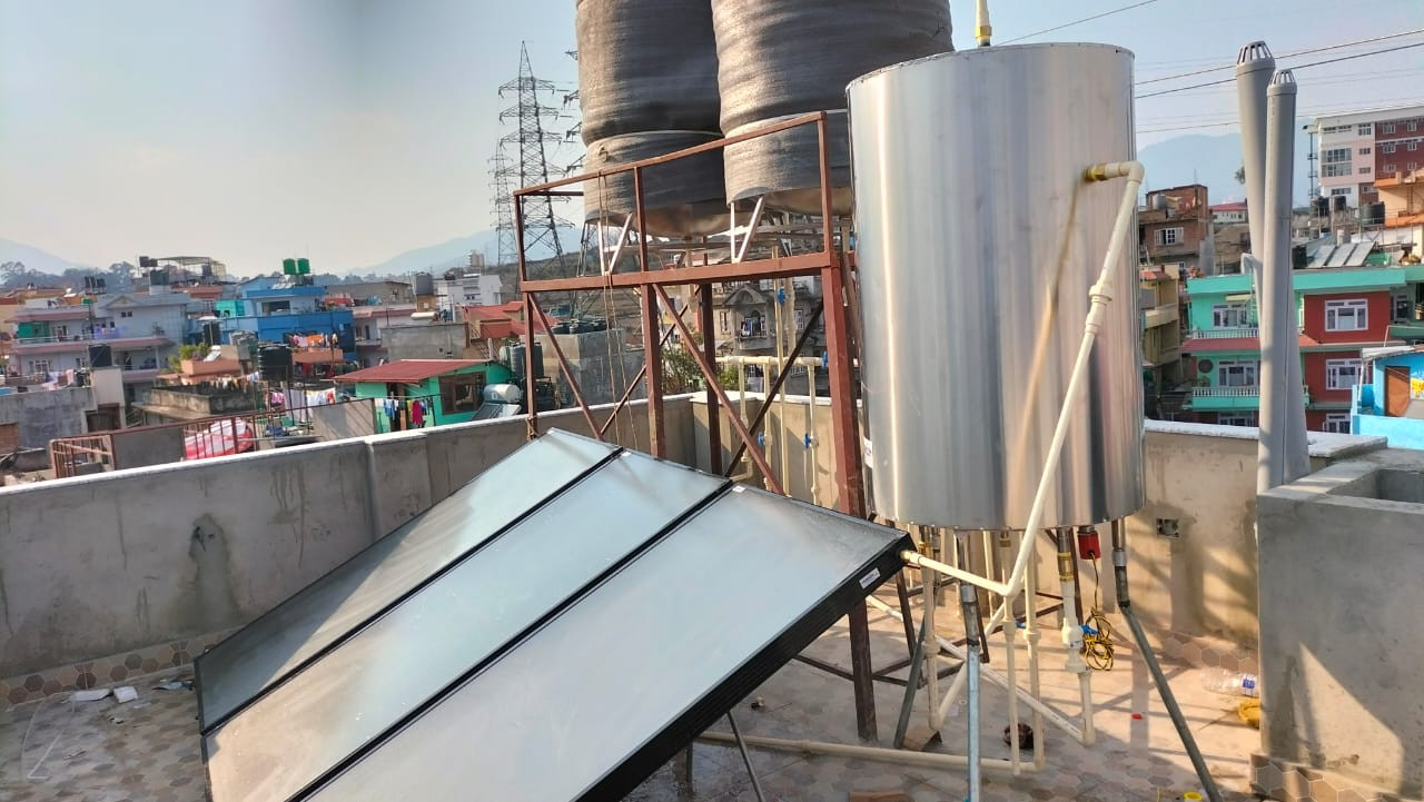 Solar Water Heater 500ltr. ss tank with Copper Panel-Trade Nepal