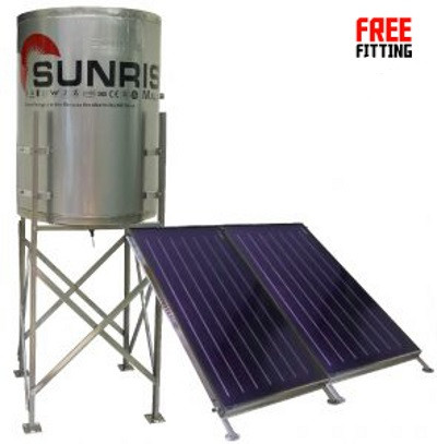 Sunrise Flat plate Solar Water Heater 300ltr  -Trade Nepal
