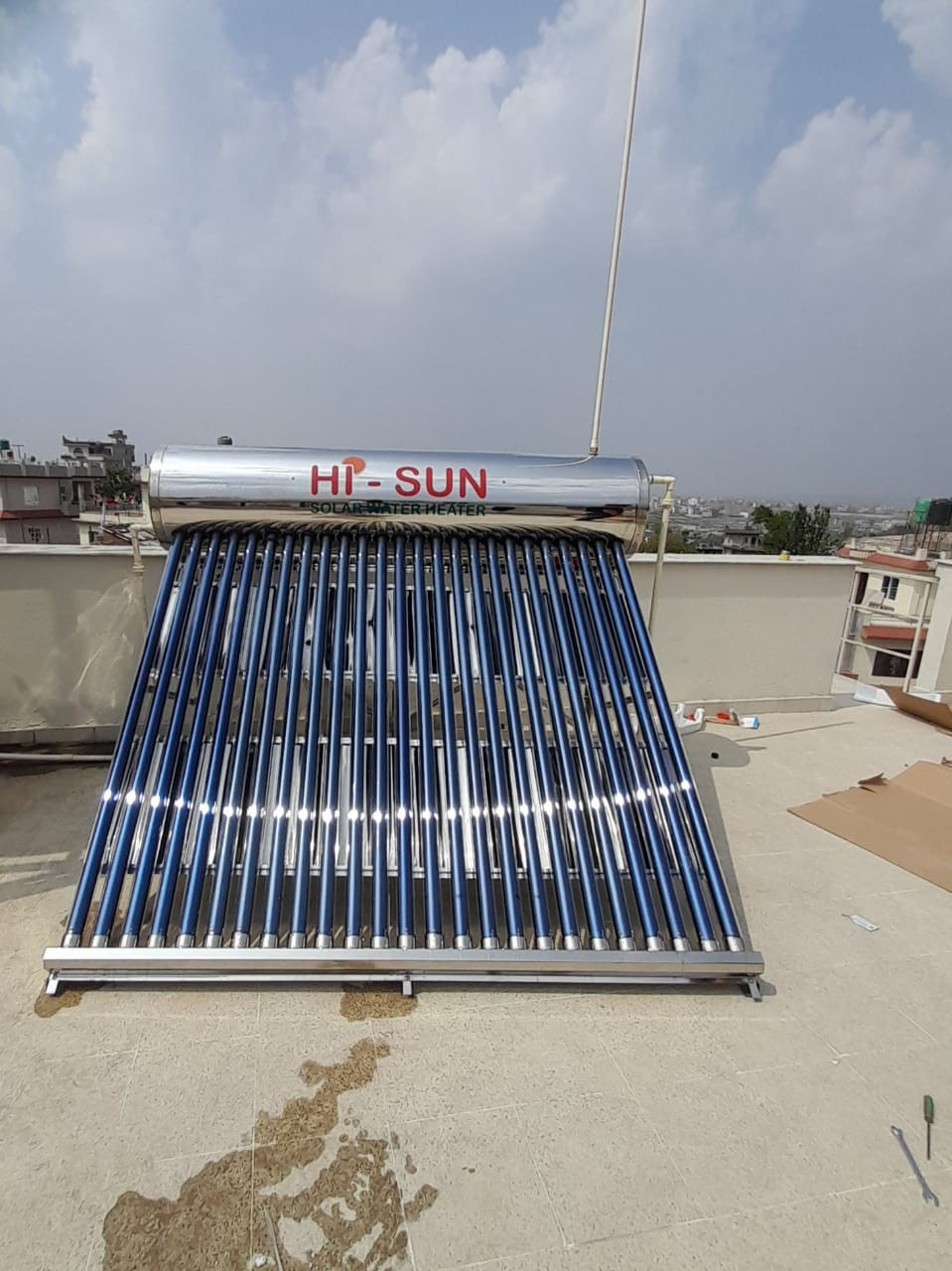 Hi-Sun Solar Water Heater 30T 400Ltr. -Trade Nepal